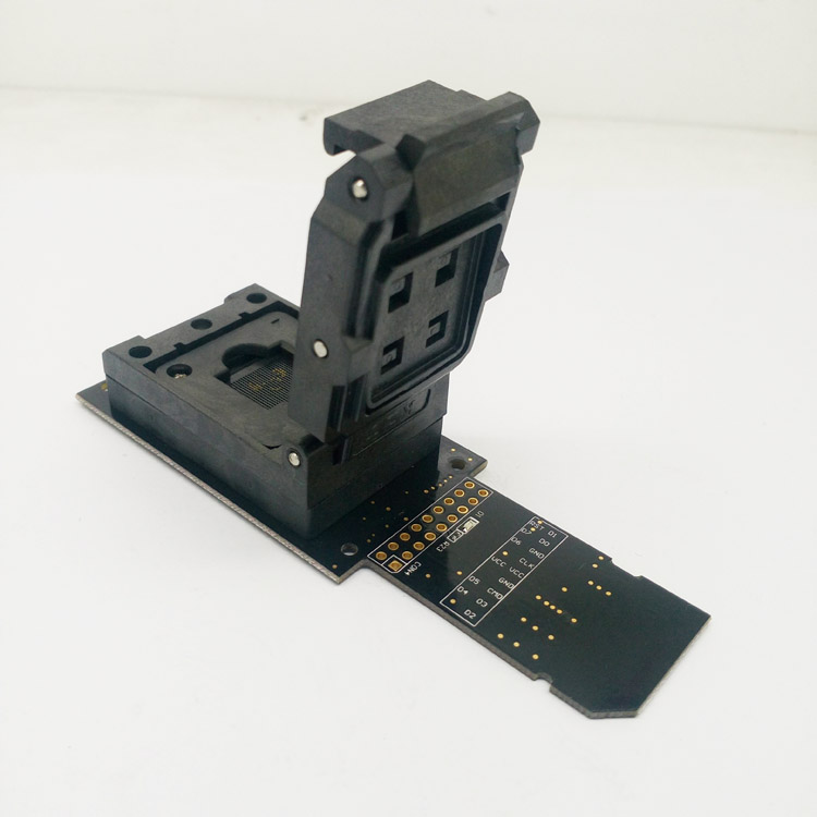 eMMC153/169翻蓋彈片轉SD接口芯片測試座