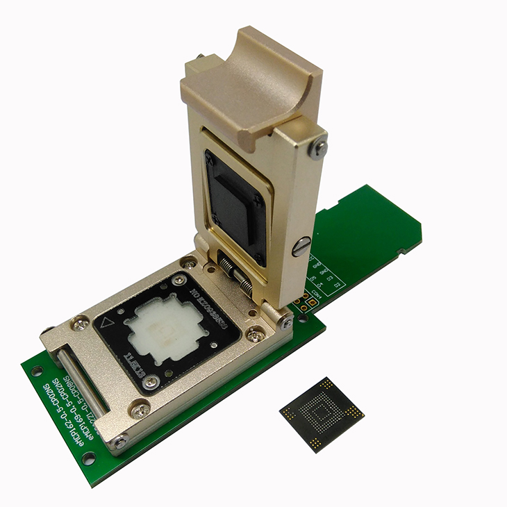 EMMC169/153翻蓋探針轉SD芯片測試座