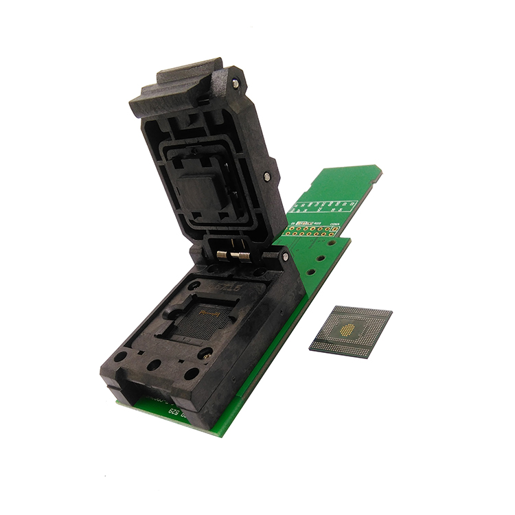 EMCP529翻蓋彈片轉SD接口芯片測試座