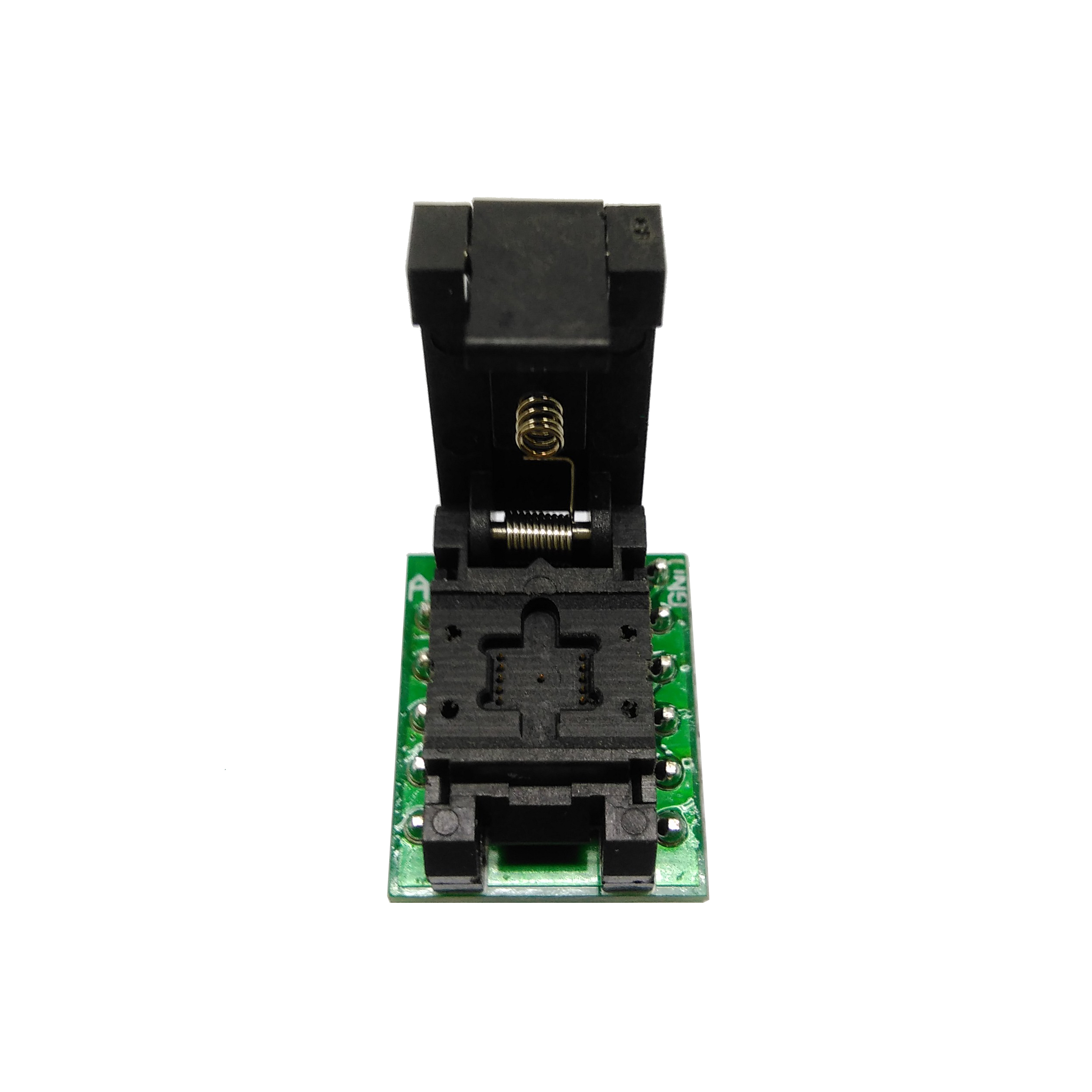 WSON燒錄座 DFN10 4*3mm 0.5間距翻蓋探針測試座 MLP10編程座廠家