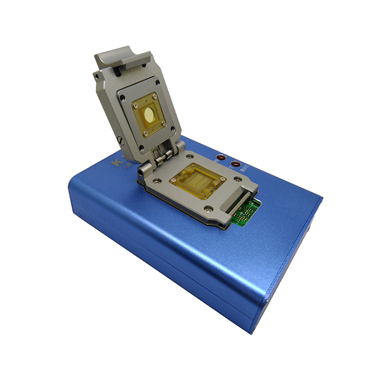 eMCP221探針金屬盒轉USB3.0母口測試座BGA221轉USB3.0測試座