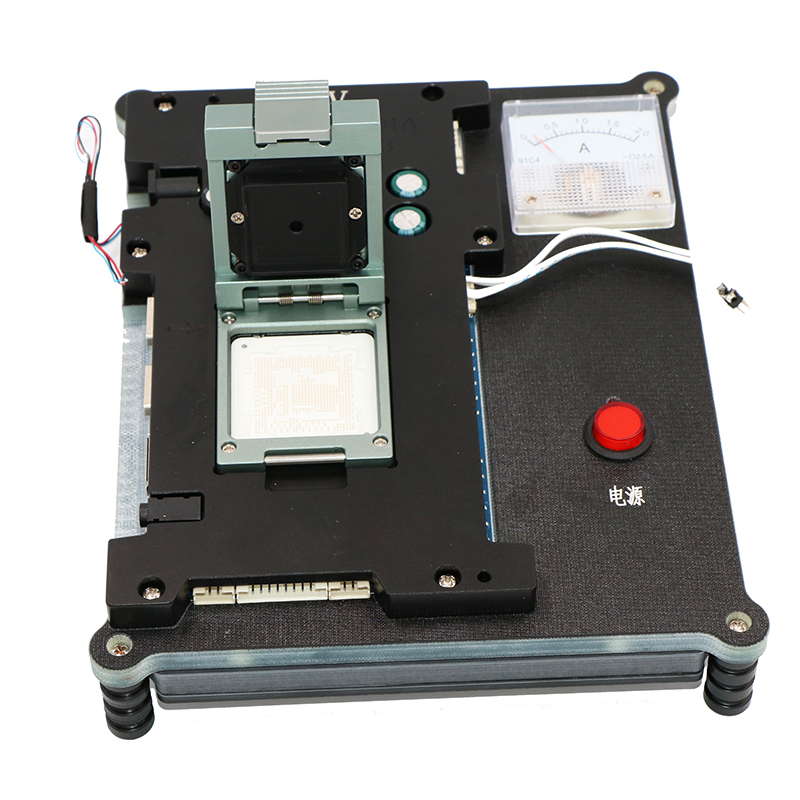 BGA1517-1.0-40×40合金旋鈕翻蓋測試治具