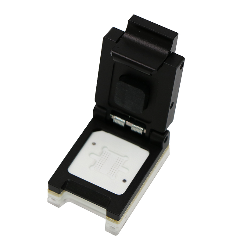 定制BGA60-0.8（8×9mm)合金翻蓋探針測試座flash讀寫燒錄座