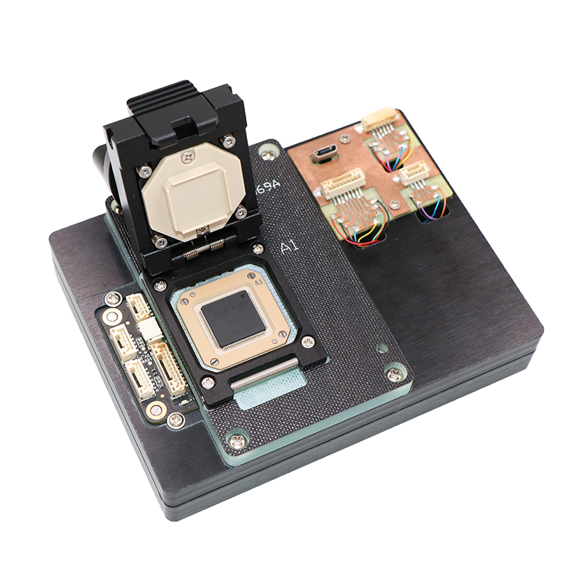 定制 QFP100 微控制器芯片 測試治具 測試架 測試夾具 測試座
