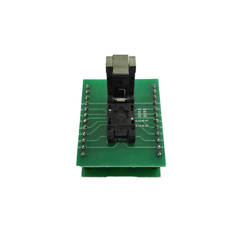 WLCSP12燒錄座讀寫夾具測試socket治具WLCSP16封裝0.4pitch
