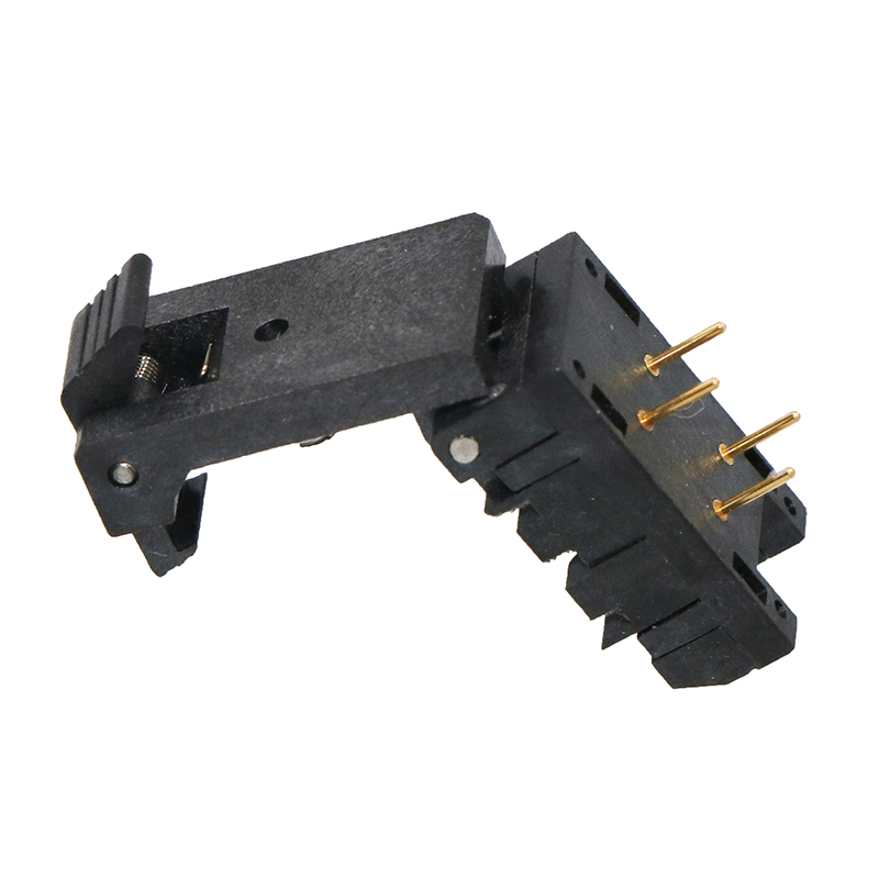 7050-4晶振翻蓋探針老化座測試座燒錄夾具治具socket焊接式