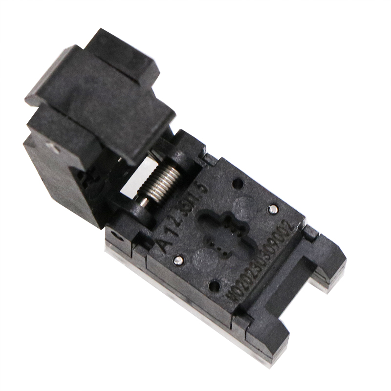 定制LGA6-0.6PEI塑膠老化座測試座燒錄座socket夾具治具