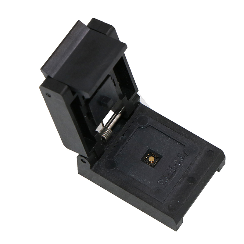 QFN16pin-0.5mm-3X3mm芯片老化測試座（帶頂針）