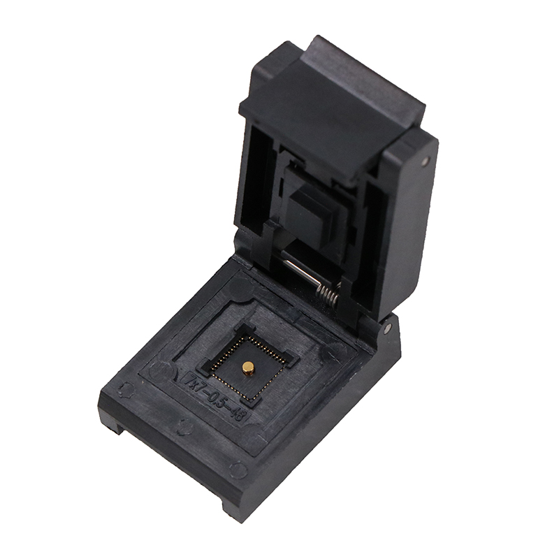 QFN48pin-0.5mm-7x7mm芯片老化測試座