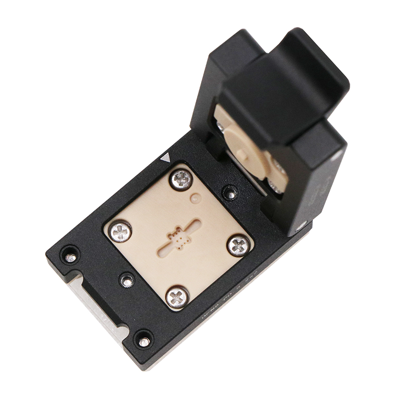 定制DFN8pin-0.5mm-2x2mm芯片合金翻蓋無磁測試座